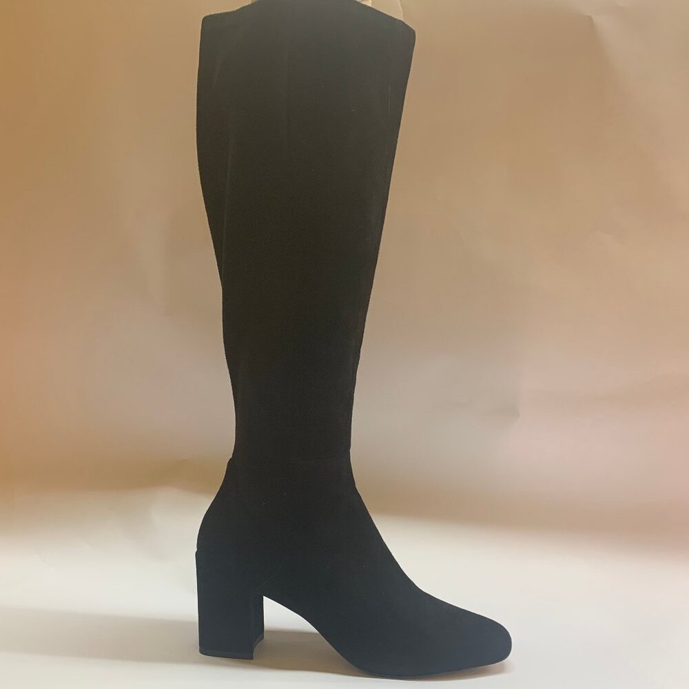 NWOT - Aldo Black Leather Suede Womens Boots Sz 11